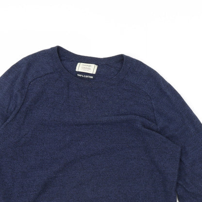 Preloved George Mens Blue   Pullover Jumper Size M - Detail