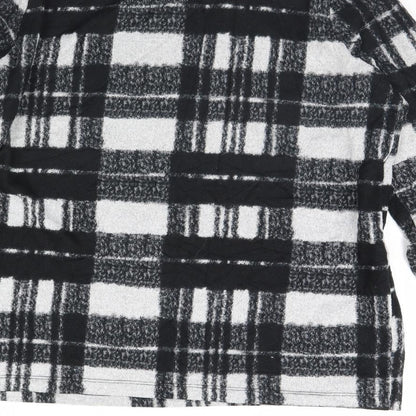 Preloved TU Womens Black Check  Pullover Jumper Size 12 - Label