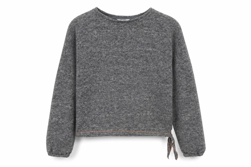 m&s Girls Grey   Pullover Jumper Size 10 Years