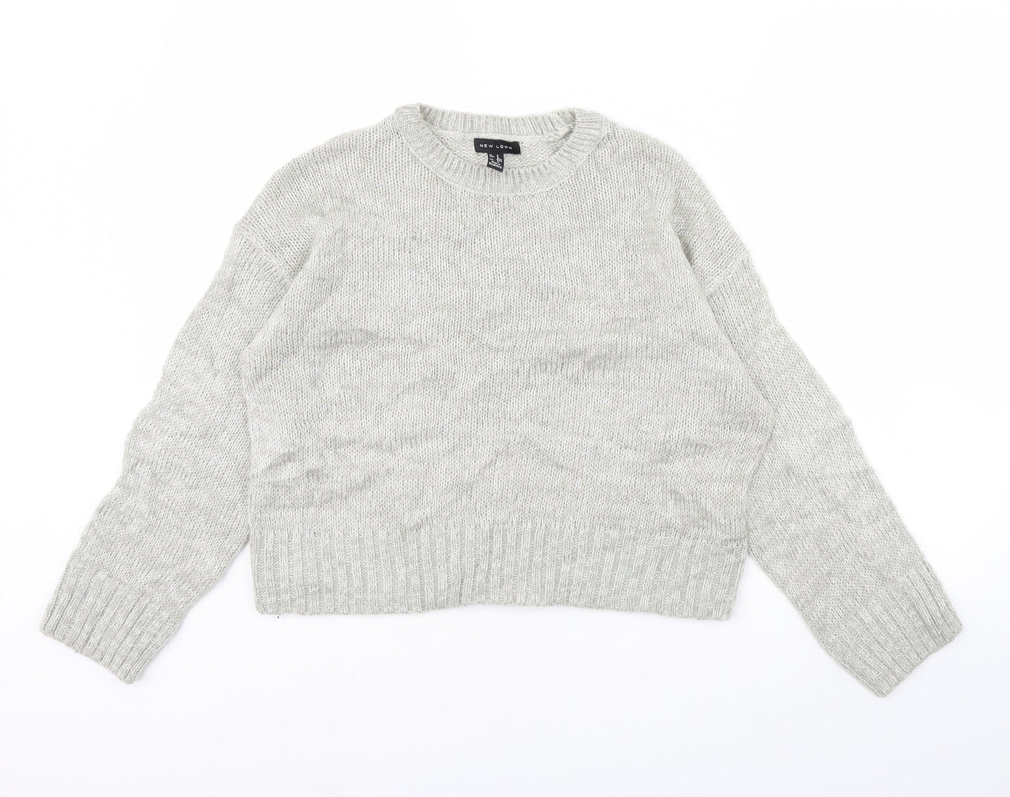 New Look Womens Grey   Pullover Jumper Size S