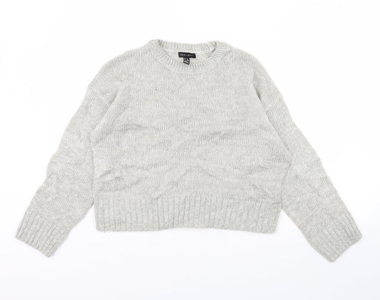 New Look Womens Grey   Pullover Jumper Size S