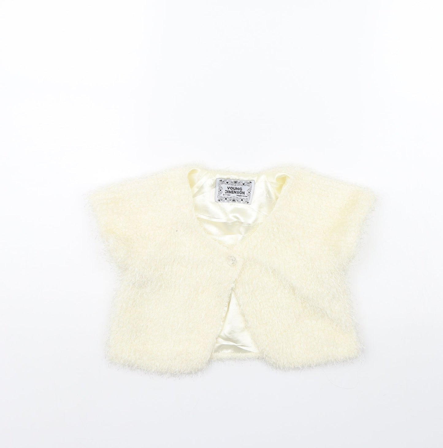 Young Dimension Girls Ivory   Jacket  Size 6 Years