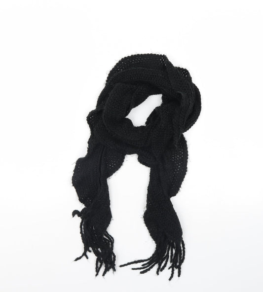Preworn Womens Black    Scarf