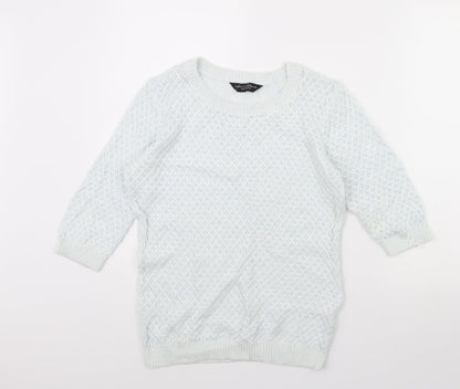 Dorothy Perkins Womens Blue   Pullover Jumper Size 10