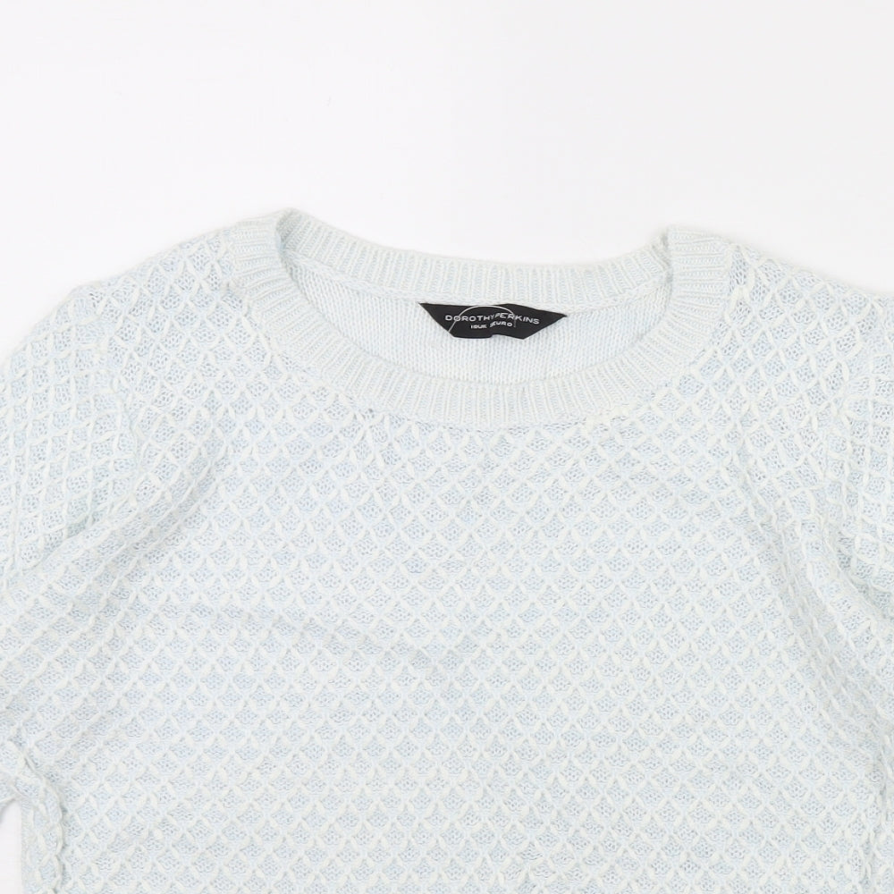 Dorothy Perkins Womens Blue   Pullover Jumper Size 10