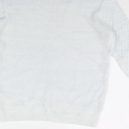 Dorothy Perkins Womens Blue   Pullover Jumper Size 10