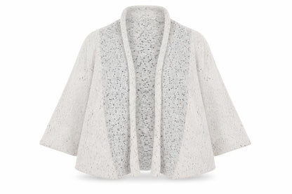 Angelina Womens Ivory   Jacket  Size S