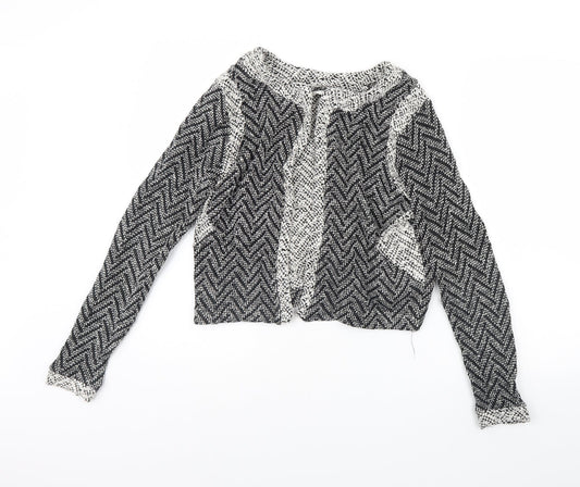 Miss Selfridge Womens Black Herringbone  Jacket  Size 12