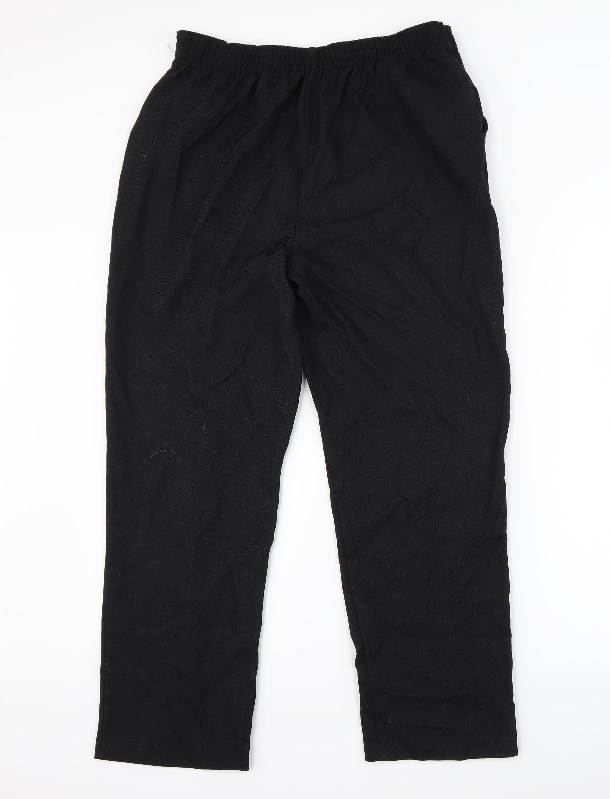 Papaya Womens Black   Trousers  Size 12 L25 in