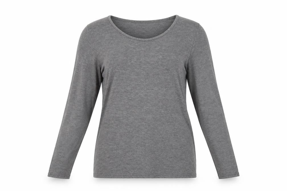 Zuppe Womens Grey   Basic T-Shirt Size 4