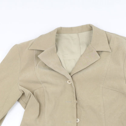 Essentials Womens Beige   Jacket  Size 10