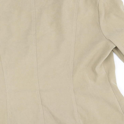 Essentials Womens Beige   Jacket  Size 10