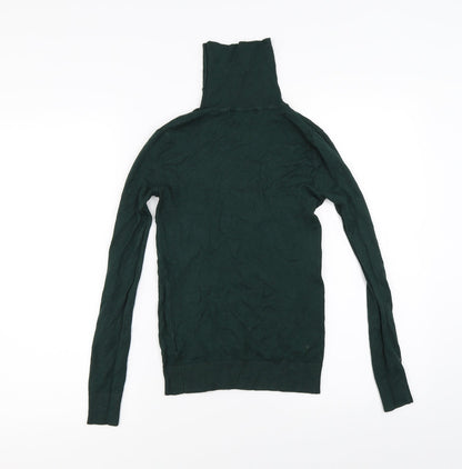 Front view of Atmosphere women’s green jumper, size UK 14