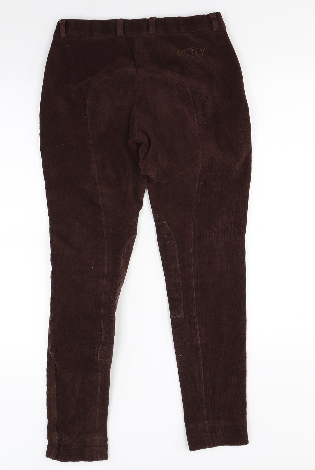 Preworn Womens Brown  Corduroy Trousers  Size 30 L26 in