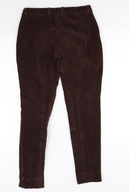 Preworn Womens Brown  Corduroy Trousers  Size 30 L26 in
