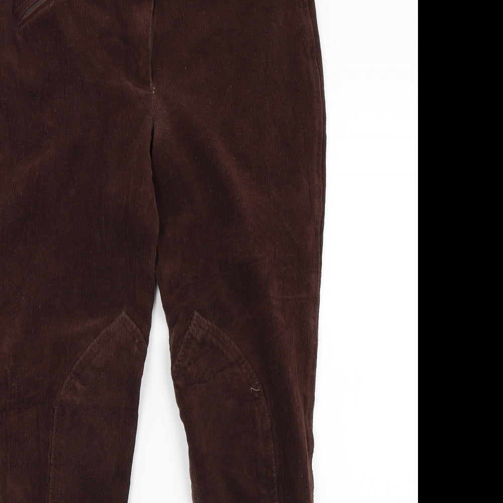 Preworn Womens Brown  Corduroy Trousers  Size 30 L26 in