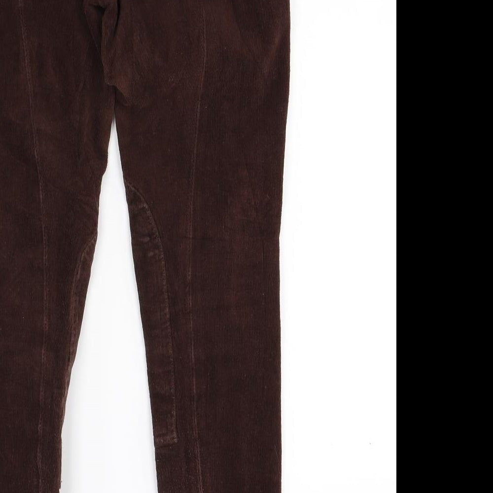 Preworn Womens Brown  Corduroy Trousers  Size 30 L26 in