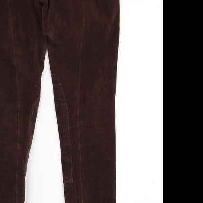 Preworn Womens Brown  Corduroy Trousers  Size 30 L26 in