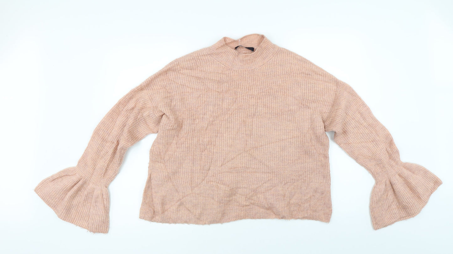 Marks and Spencer Womens Beige  Knit Pullover Jumper Size M