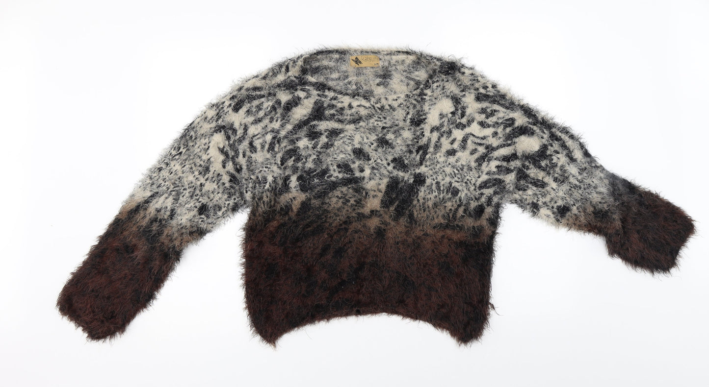 Katsum Womens Brown   Pullover Jumper Size S