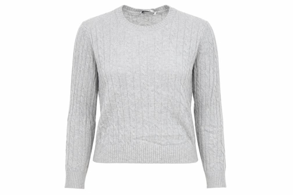 Stradivarius Womens Grey  Knit Pullover Jumper Size S