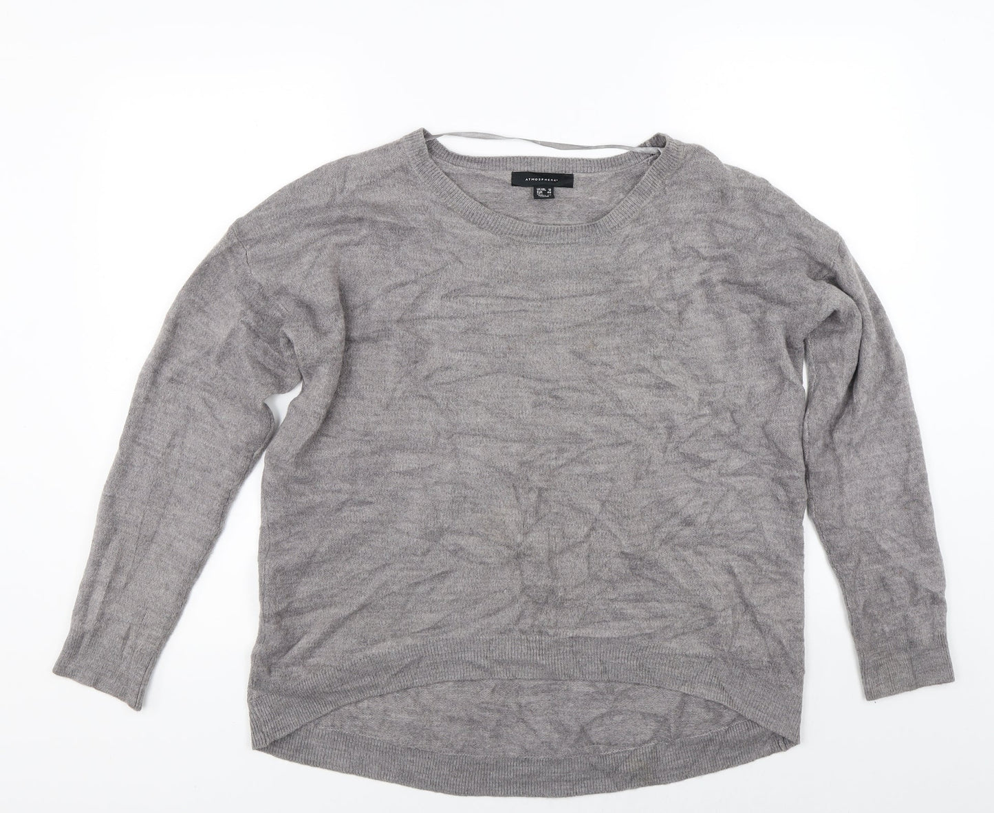 Atmosphere Womens Grey  Knit Pullover Jumper Size 12