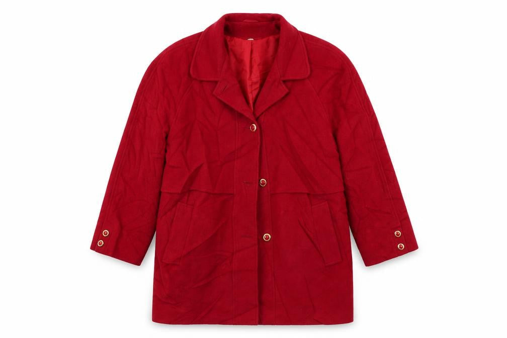 Holmewood Womens Red   Overcoat Coat Size L