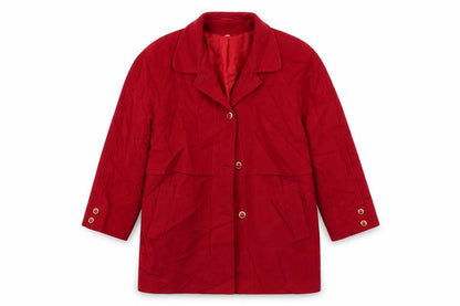 Holmewood Womens Red   Overcoat Coat Size L