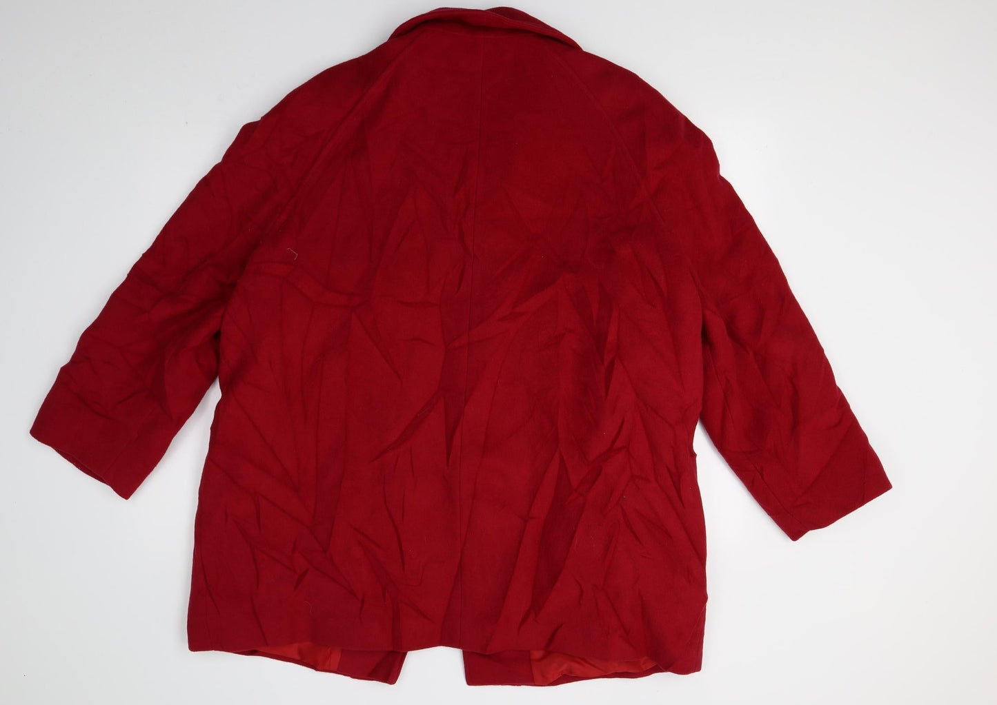 Holmewood Womens Red   Overcoat Coat Size L