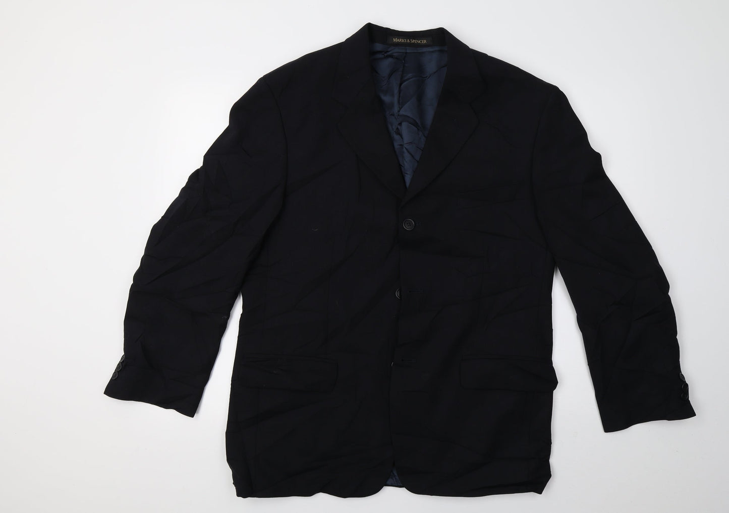 Marks and Spencer Mens Blue   Jacket Blazer Size 40