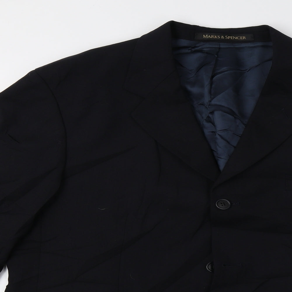 Marks and Spencer Mens Blue   Jacket Blazer Size 40
