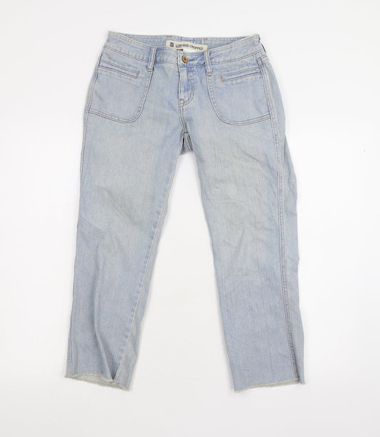 Gap Womens Blue  Denim Cropped Jeans Size 6 L23 in