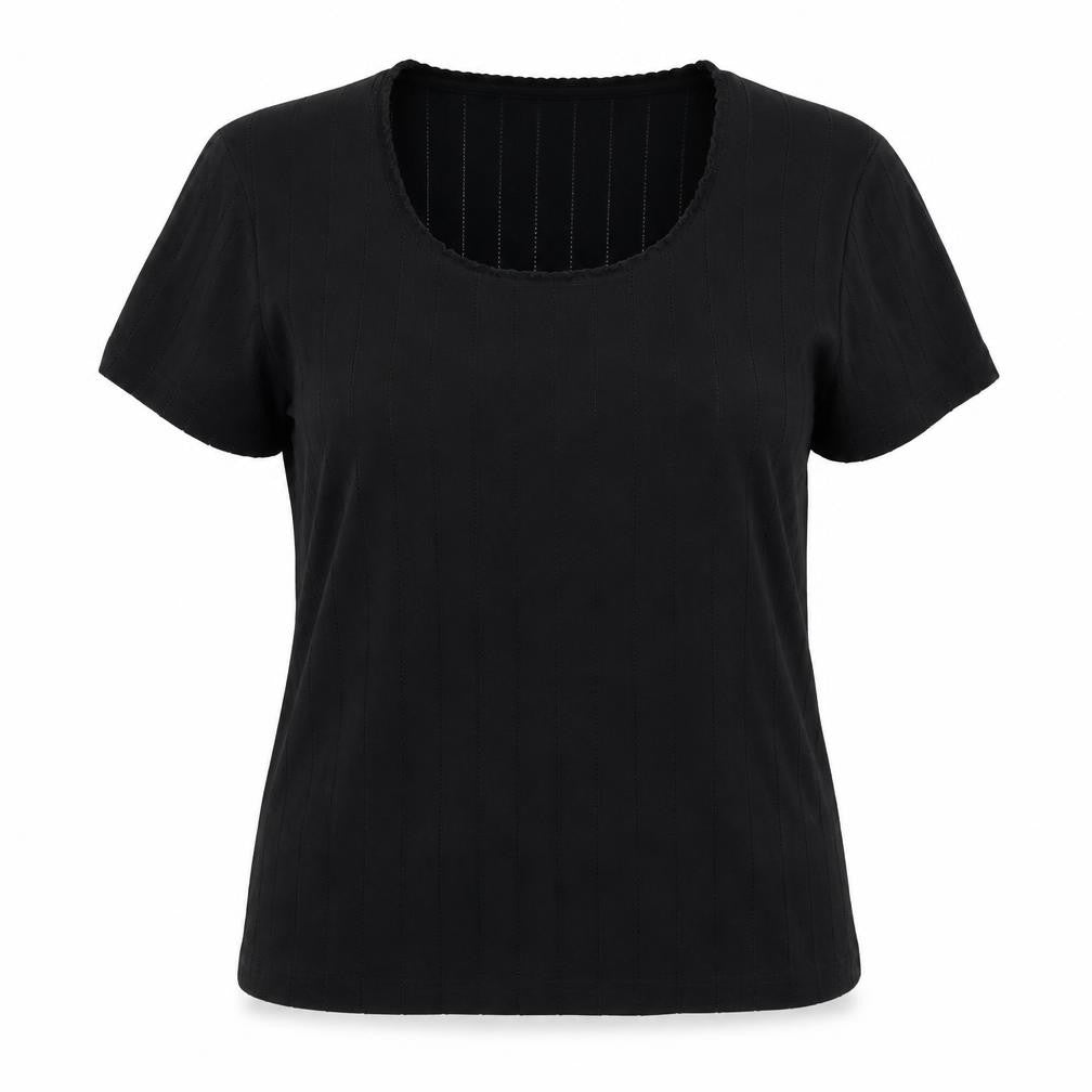 BHS Womens Black   Basic T-Shirt Size 16