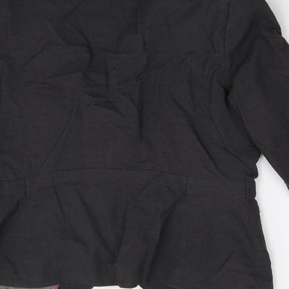 Next Womens Grey   Jacket Blazer Size 14