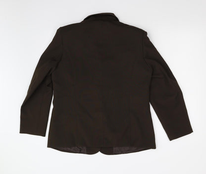 Classics Womens Brown   Jacket Blazer Size 16