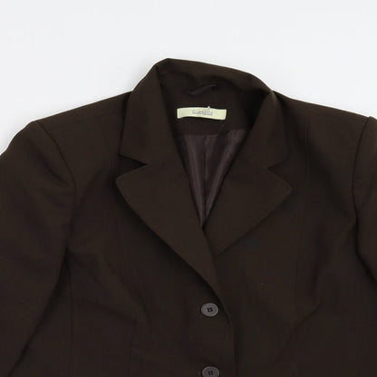 Classics Womens Brown   Jacket Blazer Size 16