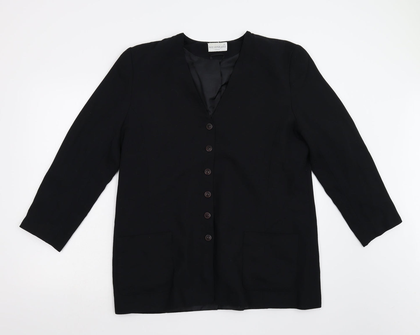Paul Seperates Womens Black   Jacket Suit Jacket Size 18