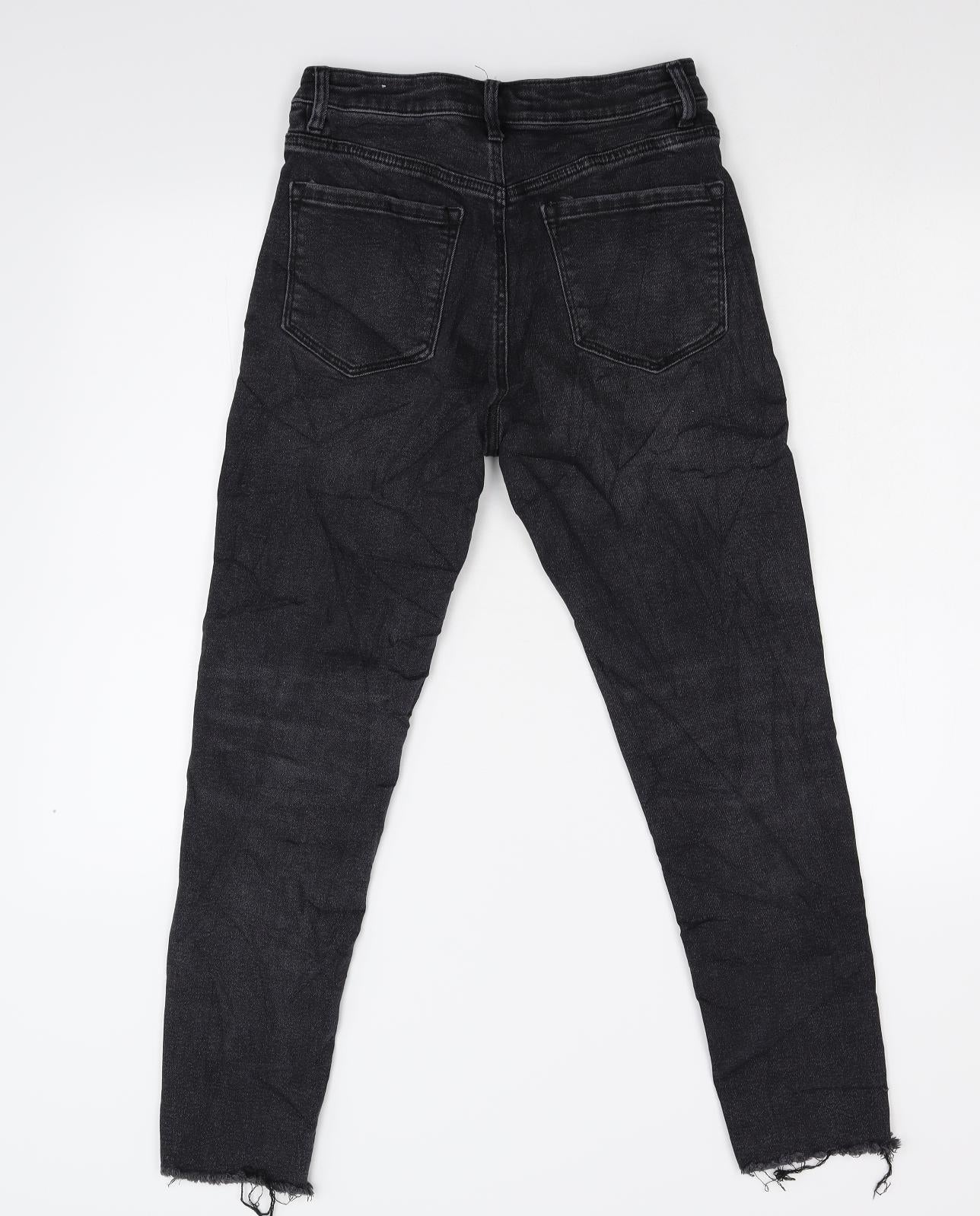 STR Womens Black  Denim Skinny Jeans Size 10 L26 in
