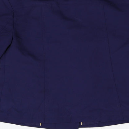Preloved M&S Womens Blue   Jacket  Size 10 - Label