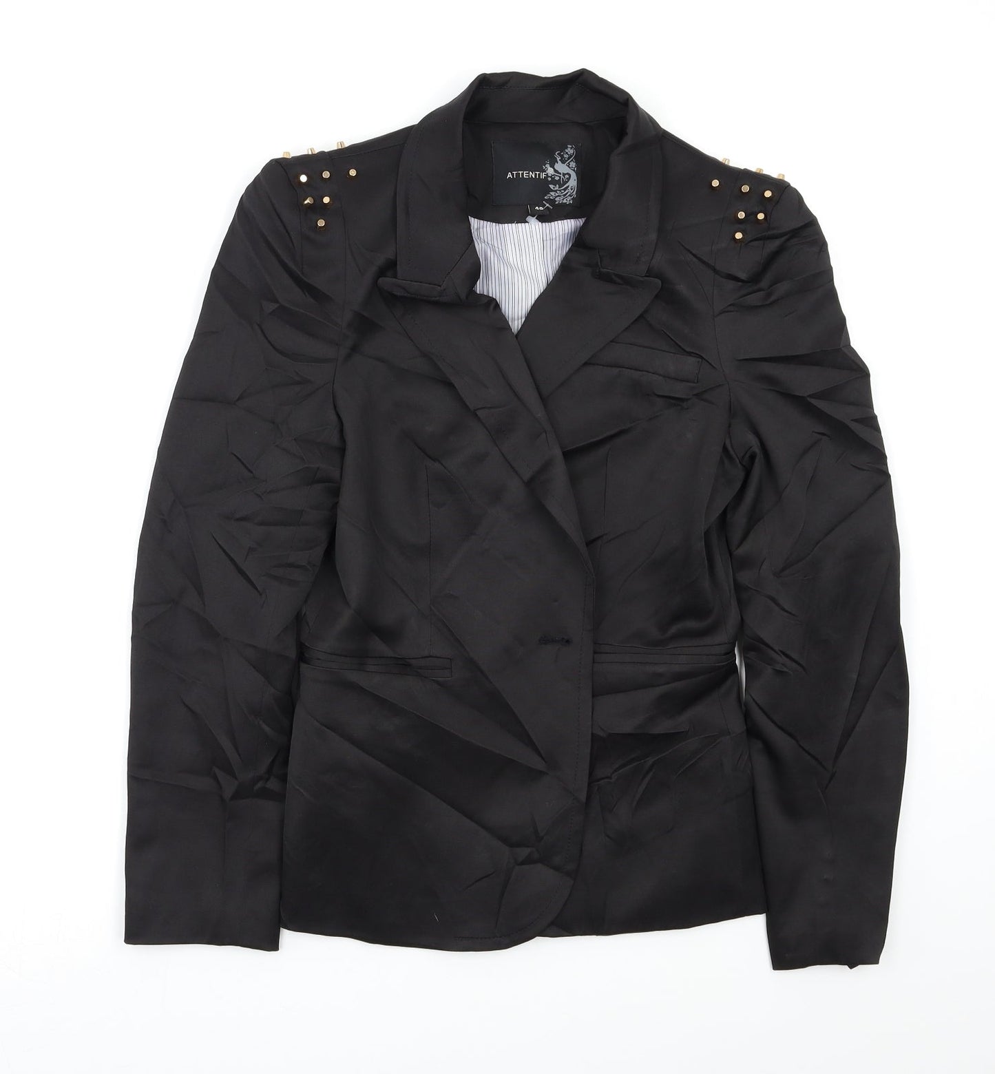 Attentif Womens Black   Jacket Blazer Size 10