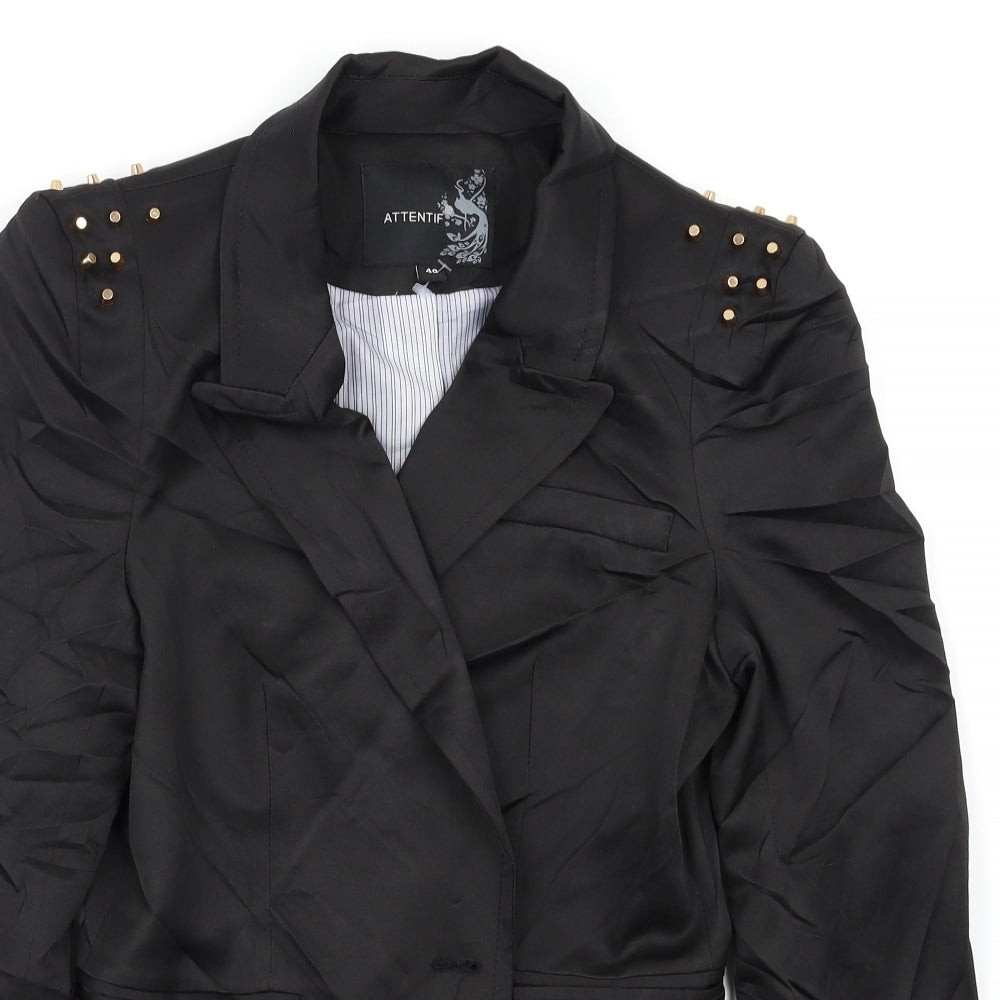 Attentif Womens Black   Jacket Blazer Size 10