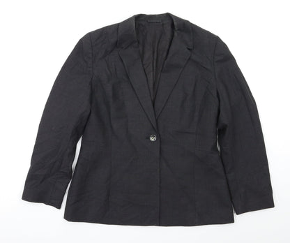 Next Womens Grey   Jacket Blazer Size 14