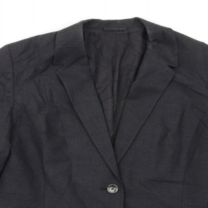 Next Womens Grey   Jacket Blazer Size 14