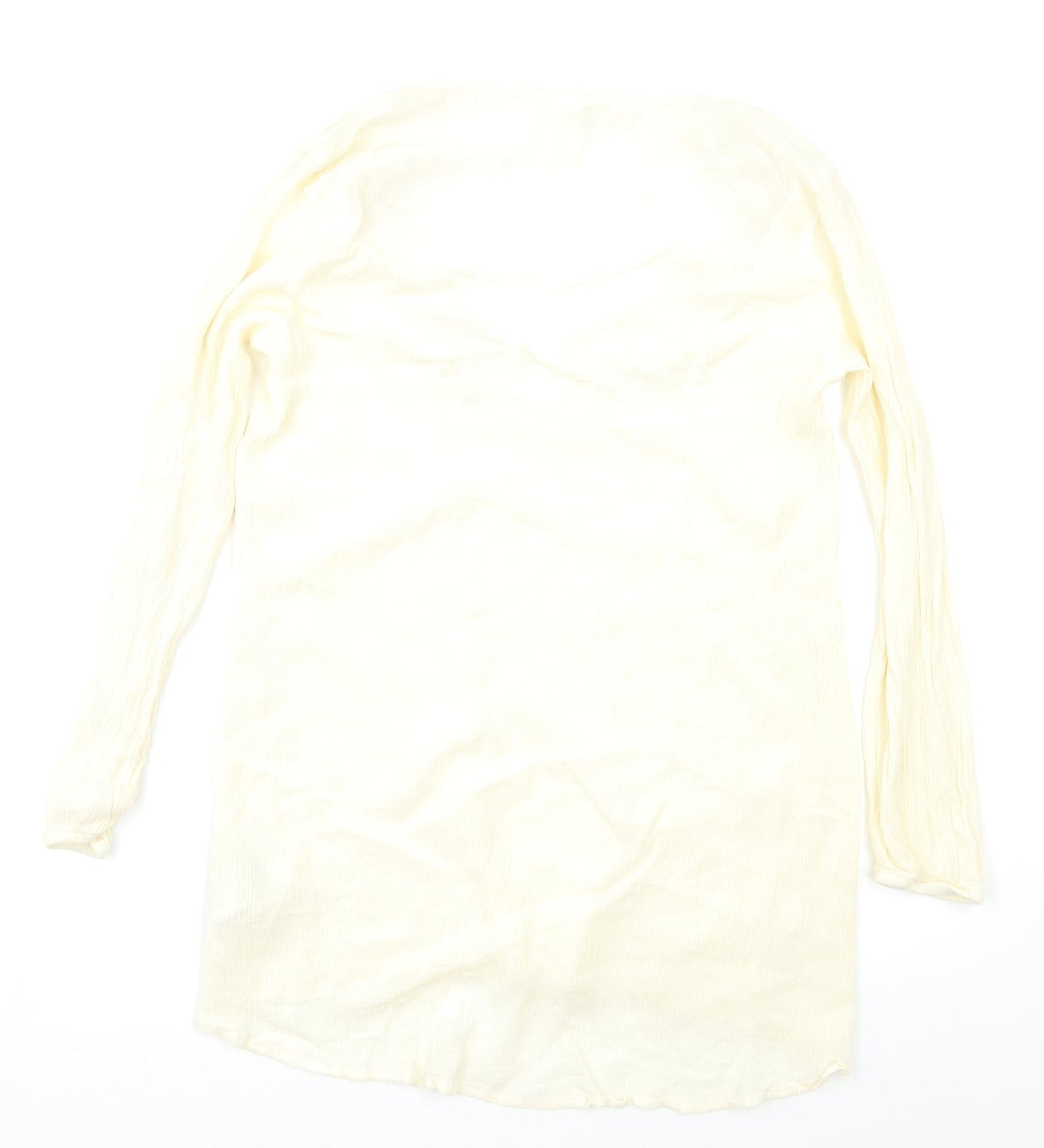 H&M Womens Ivory   Basic Blouse Size 8