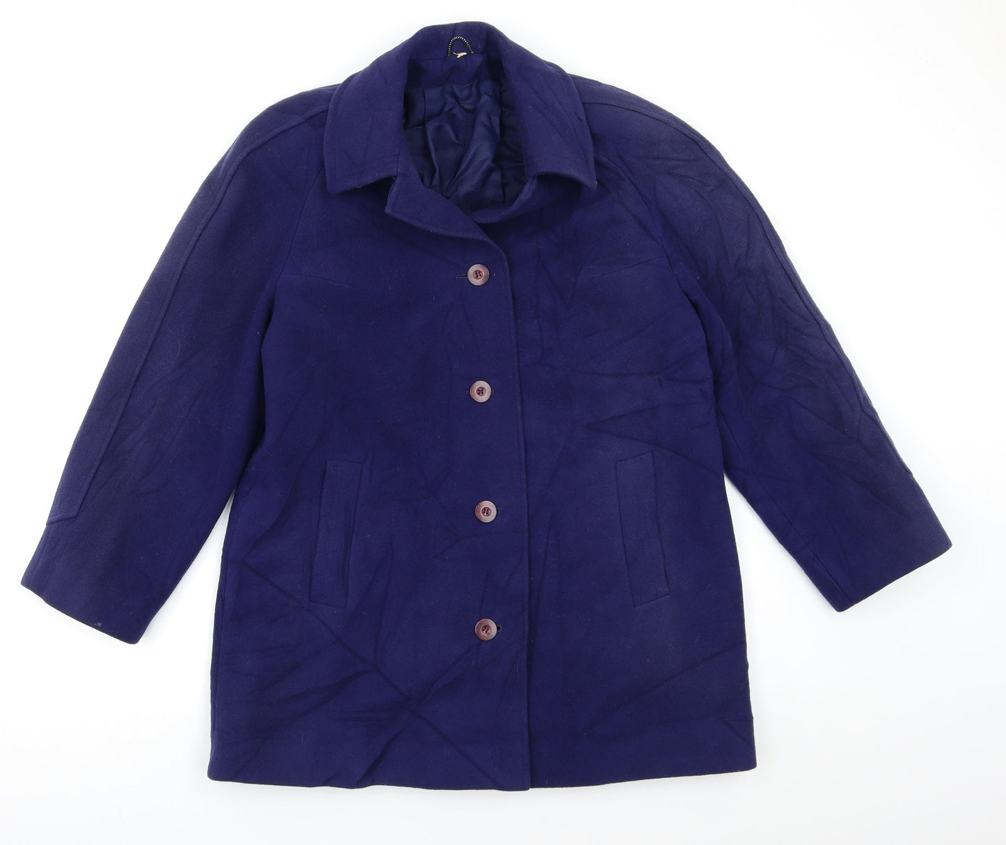 Preworn Womens Blue   Pea Coat Coat Size M
