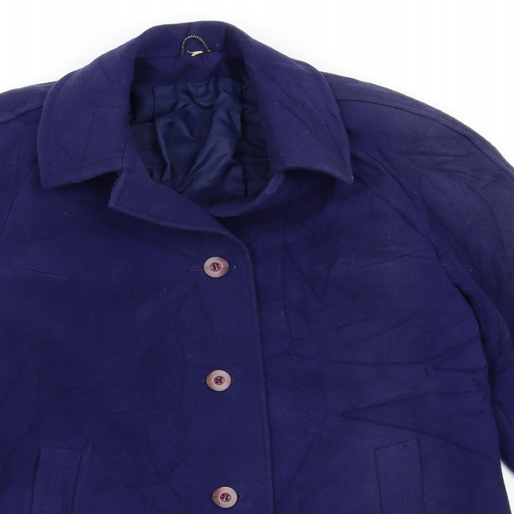 Preworn Womens Blue   Pea Coat Coat Size M