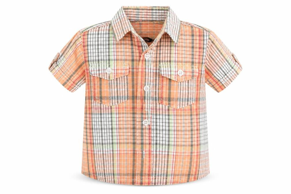 George Baby Multicoloured Check  Basic Button-Up Size 12 Months