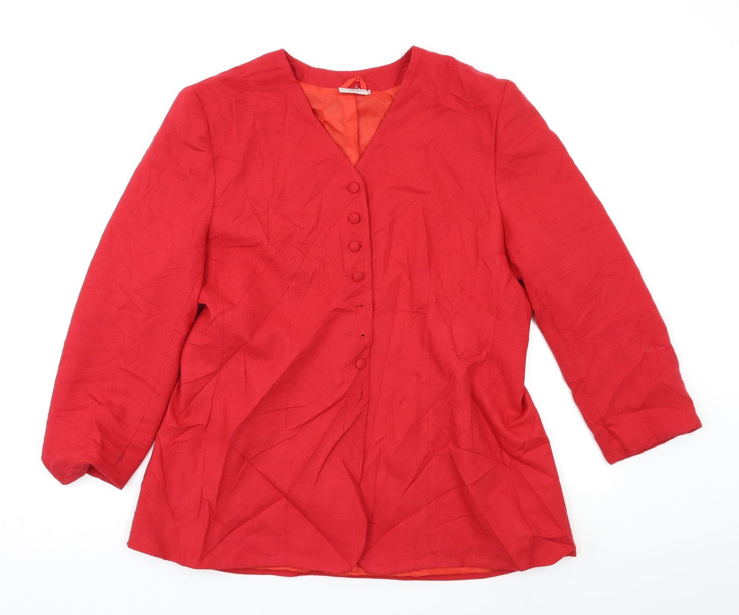 OPUS Womens Red   Jacket Blazer Size 14
