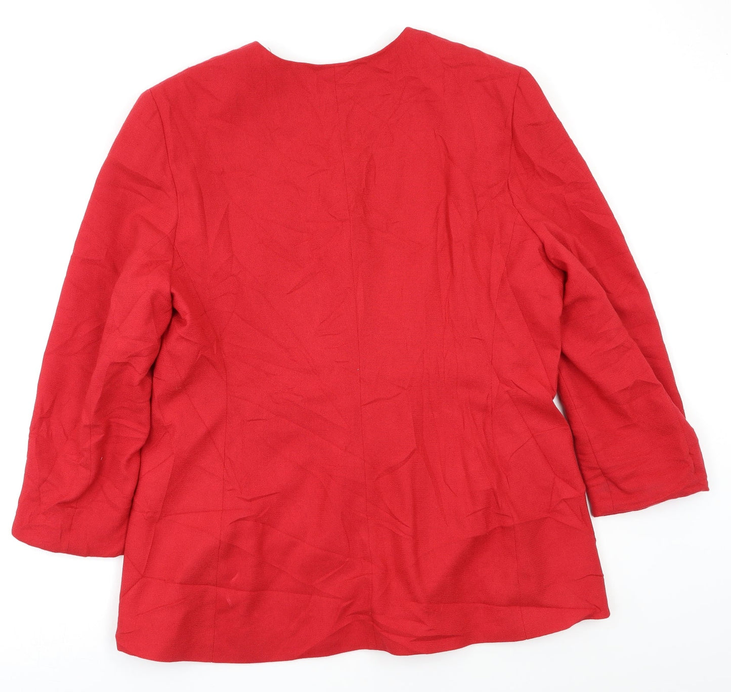 OPUS Womens Red   Jacket Blazer Size 14
