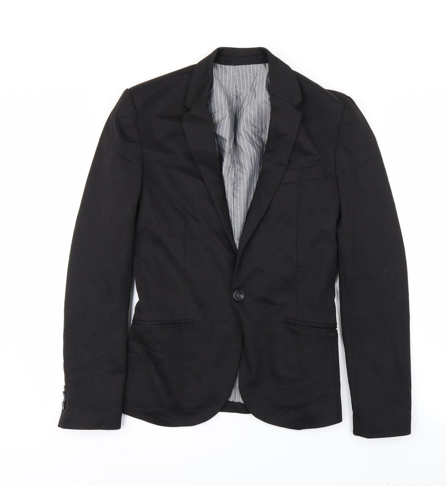Preworn Womens Black   Jacket Blazer Size S